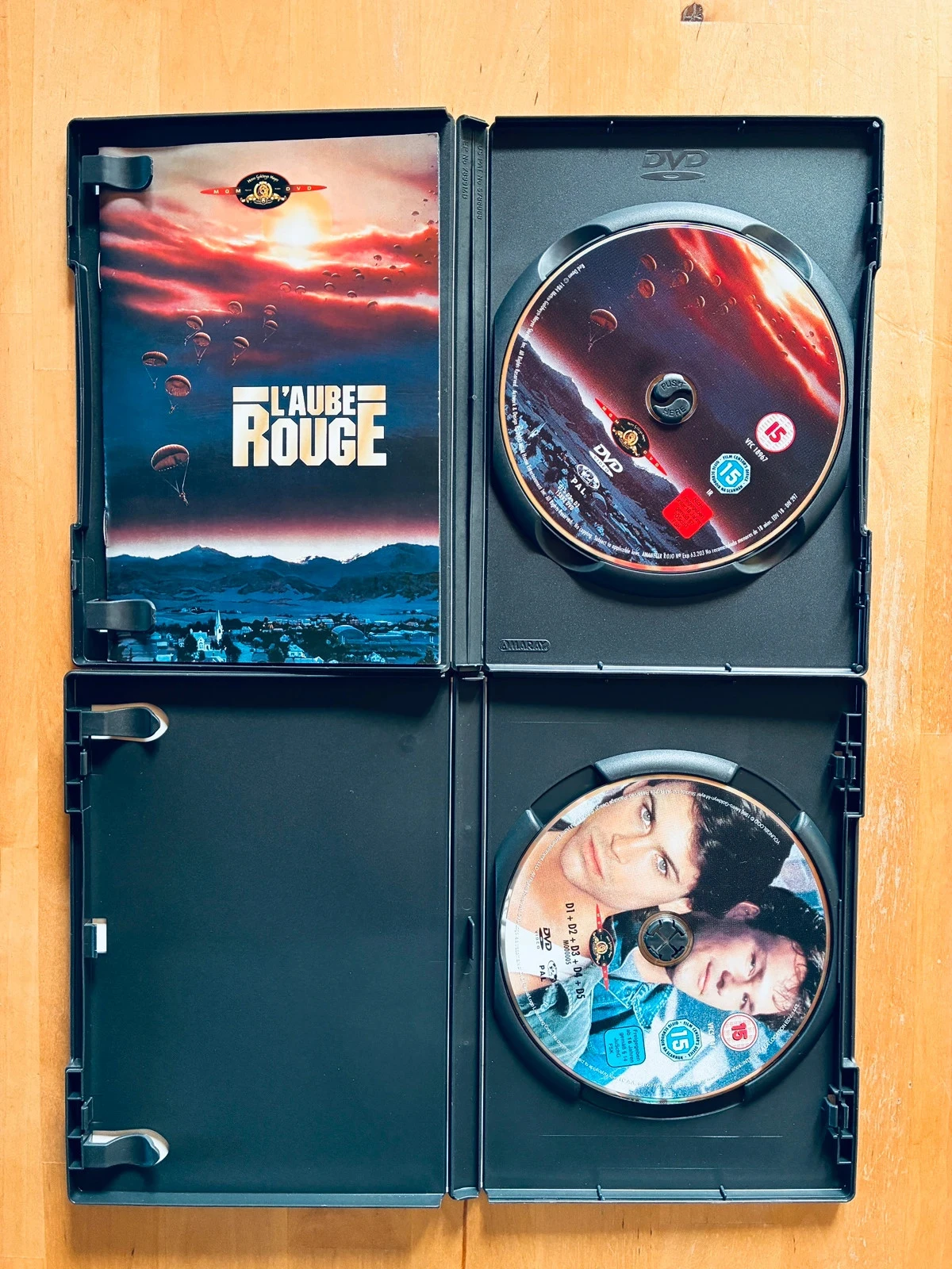 Lot of 2 cult 80's DVDs Patrick Swayze: Red Dawn and Youngblood. – photo 2